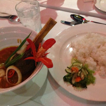 Lamb Shank With Rice