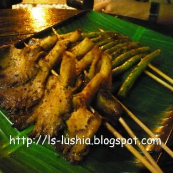 BBQ Mushroom & BBQ Long Bean