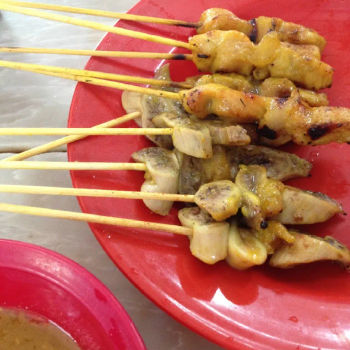 Pork & Intestine Satay