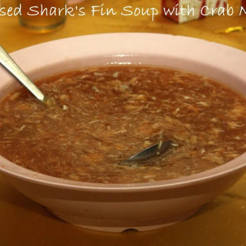 Braised Shark's Fin Soup With Crab Meat