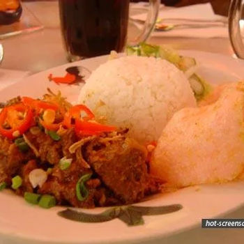 Nasi Rendang with TCK special recipe