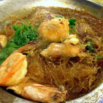Baked Prawns with Glass Noodles