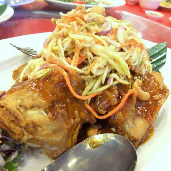 Deep Fried Fish with Sweet and Sour Sauce