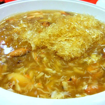 Sharks Fin and Crab Meat Soup
