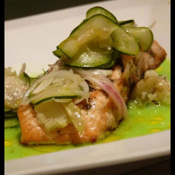 Grilled Salmon Trout