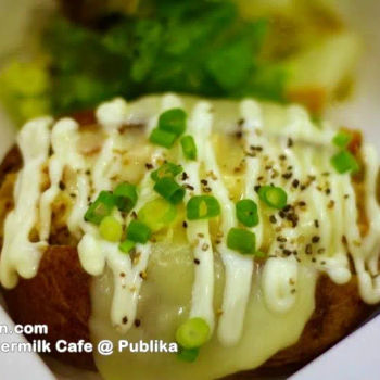 Chicken & Cheese Baked Potato