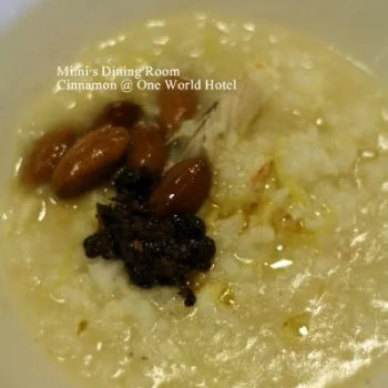 Porridge With Fish, Peanuts And Fermented Black Bean Dace Fish