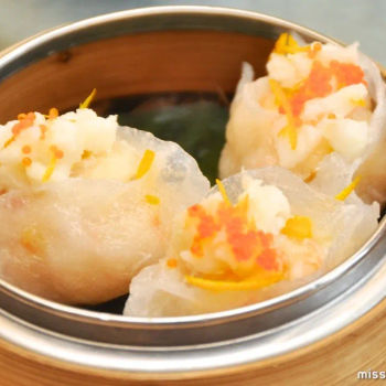 Cod Fish Dumpling With Orange Skin And Pumpkin