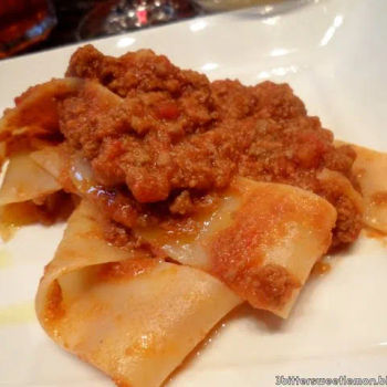 Pappardelle Neroteca Pasta With Wild Boar