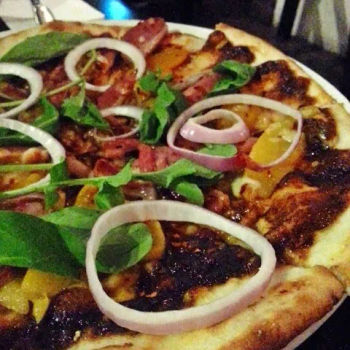 Spicy Smoked Duck with Buffalo Mozzarella Pizza