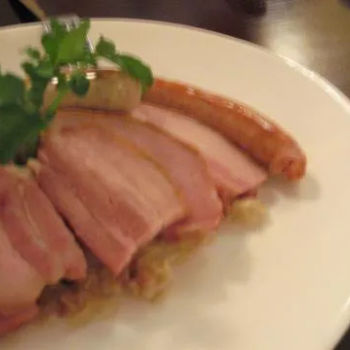 Sausage and Meats, served with Sauerkraut