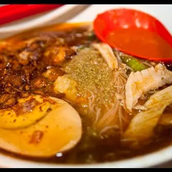 Penang Prawn Noodle Mixed With 'Loh