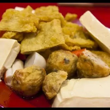 Bean Curds, Fish Cakes, Fish And Meat Balls