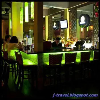 The Decorative Bar Counter of Bar Banyan