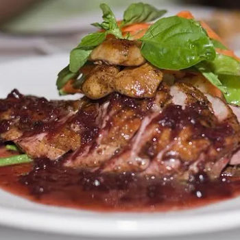 Duck Breast In Cranberry Sauce