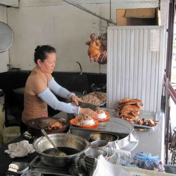 Chicken Pork Rice in Cup (盖饭）@ Jalan Danby, Bukit Mertajam