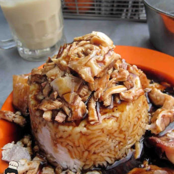 Chicken Pork Rice in Cup