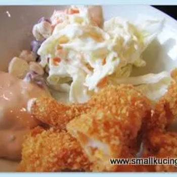 Colesaw And Fried Stuffs