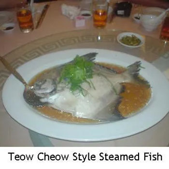 steamed fish ala Teow Cheow style