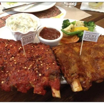 Hickery BBQ & Tuscan Baked Spicy Spare Ribs