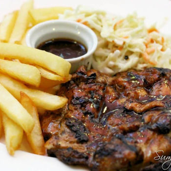 Grilled BBQ Chicken Chop
