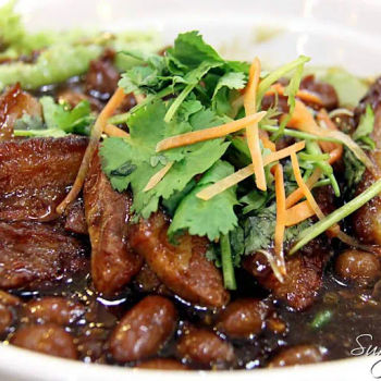 7Even Recipe Homemade Braised Pork Belly With Peanuts (七味特别自制花生扣肉)