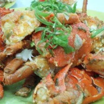 Salted egg crabs