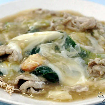 Cantonese Fried Noodle (滑蛋陰陽)