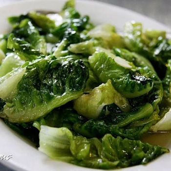 Stir-fry Romaine Lettuce