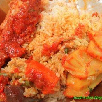 Nasi tomato with ayam masak merah