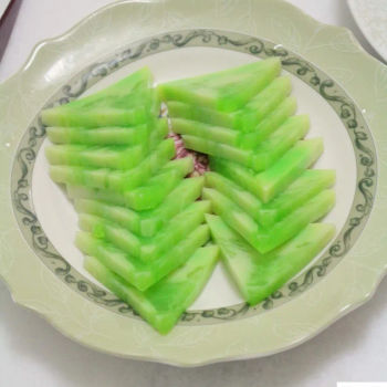Pandan Coconut Jelly