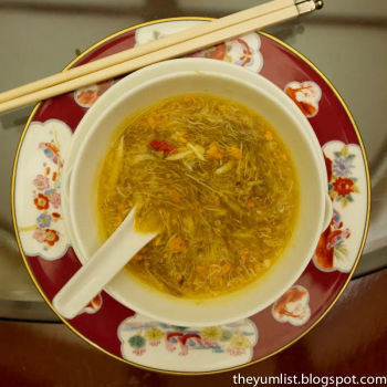 Shanghai-style Braised Shredded Abalone with Sea Cucumber and Fish Maw