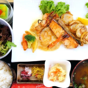 Teppanyaki Shake Hotate Ebi