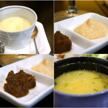 Bagna Càuda (Dip Made From Garlic, Anchovies, Olive Oil, Etc), A Soup And Cawanmushi