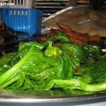 The stir fried veges