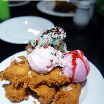 Banana Split – Crispy Fried Bananas With Assorted Ice-Cream