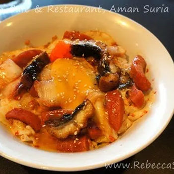 Unagi & Pork Sausage Omelette Rice