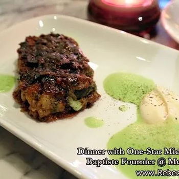 Fondant of Escargots et Pork Trotter in Vegetable Jus