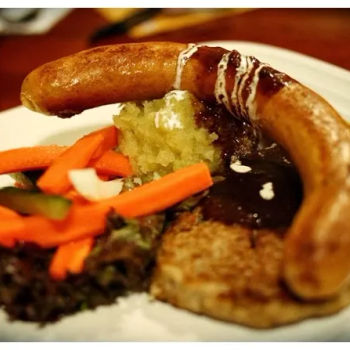 Pork meatloaf and Sausage