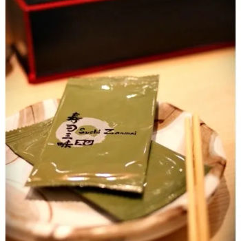Sushi Zanmai Table Setup