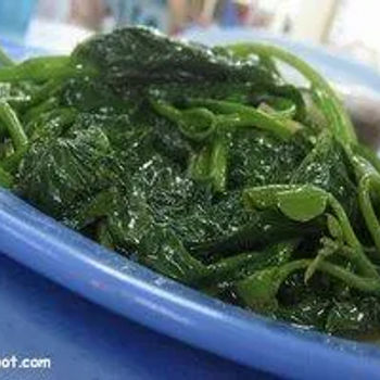 Tapioca-leaf stir fried vege