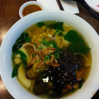 Traditional Hand Pulled Pan Mee Soup