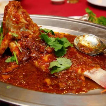 Red Tilapia steamed in Nyonya style