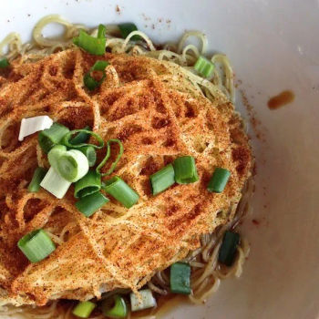 香港虾子面 Hong Kong Prawn Roe Noodles