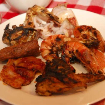BBQ seafood