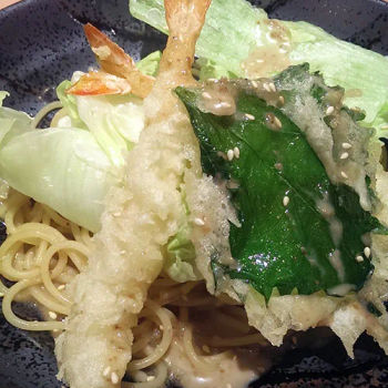 Mini Ebi Tempura Gomadare Pasta