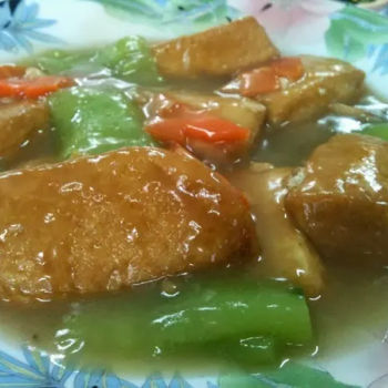 Loofah with Beancurd