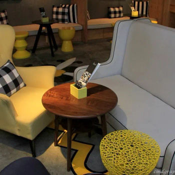 Comfortable sofa for a laid back afternoon.