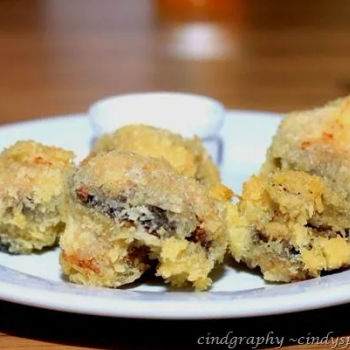 Fried Button Mushroom