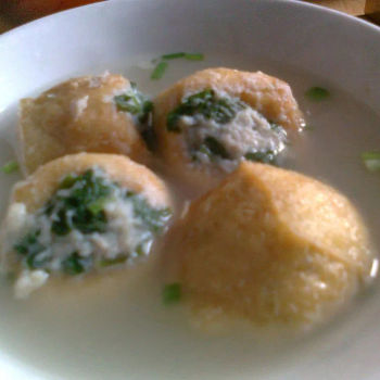Kwang Si Tofu Puff- well stuffed with fishpaste and Chinese Chives